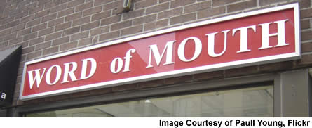 word of mouth