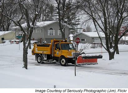 snow plowing business
