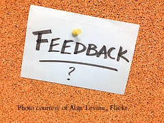 Feedback - Courtesy of, Alan Levine, Flickr