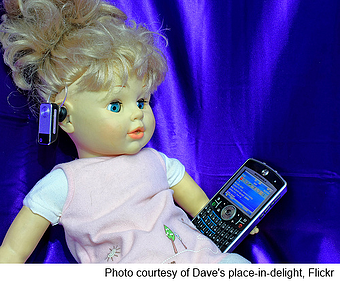 cell phone baby