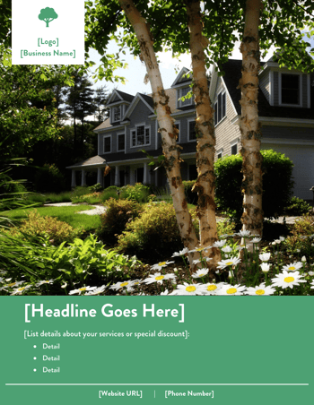 lawn care flyers template