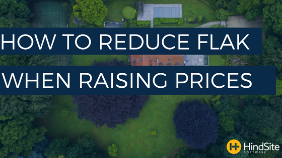 How to reduce flak when raising prices