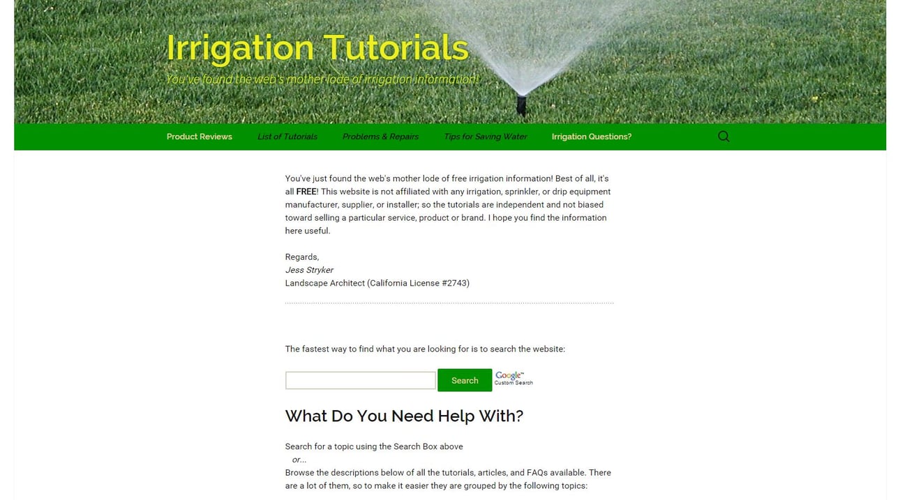 5 Websites That Will Make your Irrigation Business Better