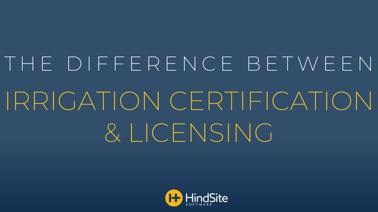 The Difference Between Irrigation Certification Irrigation Licensing The Difference Between Irrigation Certification Irrigation Licensing