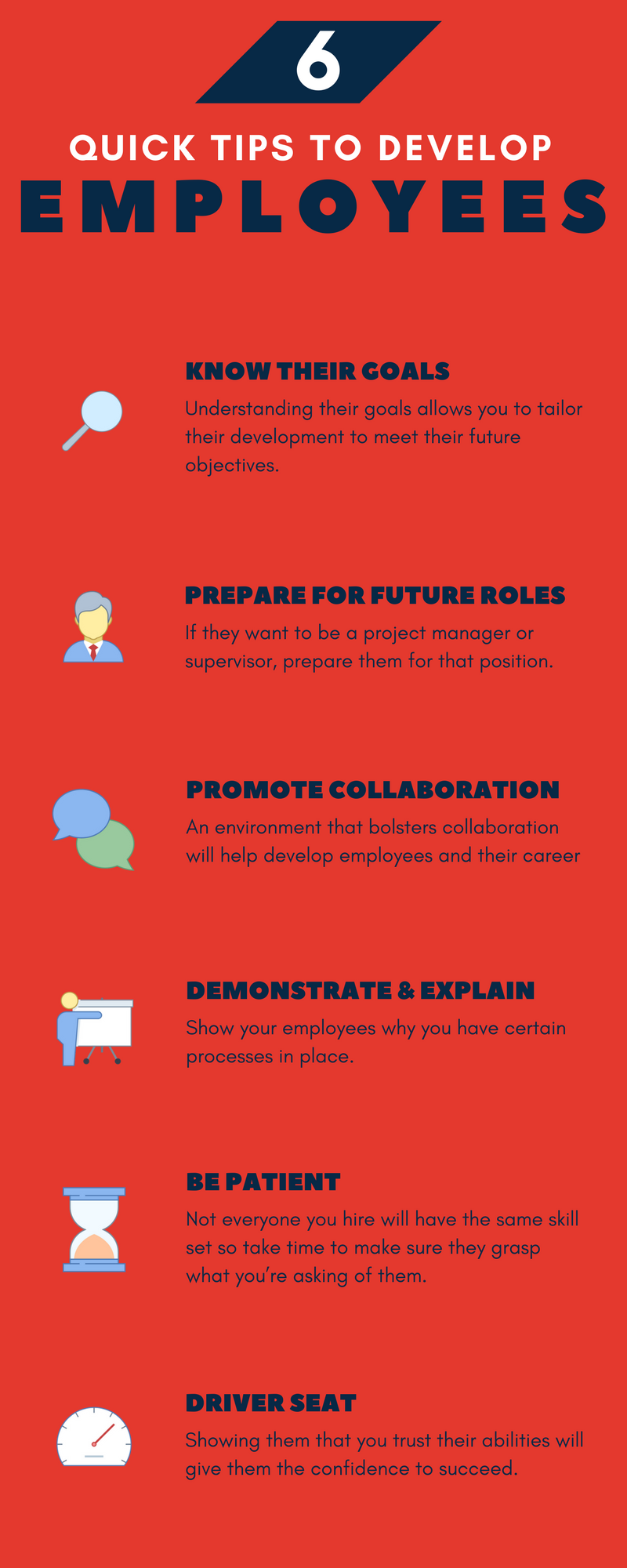 [Infographic] Field Service Industry: 6 Quick Tips to Develop Employees